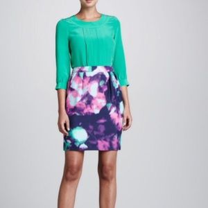 Kate Spade Barry Abstract Floral Pencil Skirt